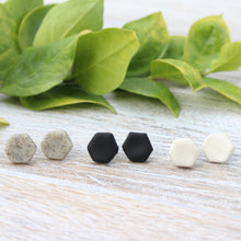 Load image into Gallery viewer, Set of 3 Clay Stud Earrings