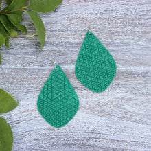 Load image into Gallery viewer, Jade Green Aspen Earrings
