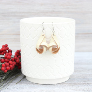 Cream Forget Me Knot Earrings