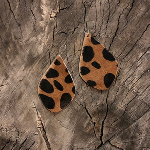Animal Print Jade earrings